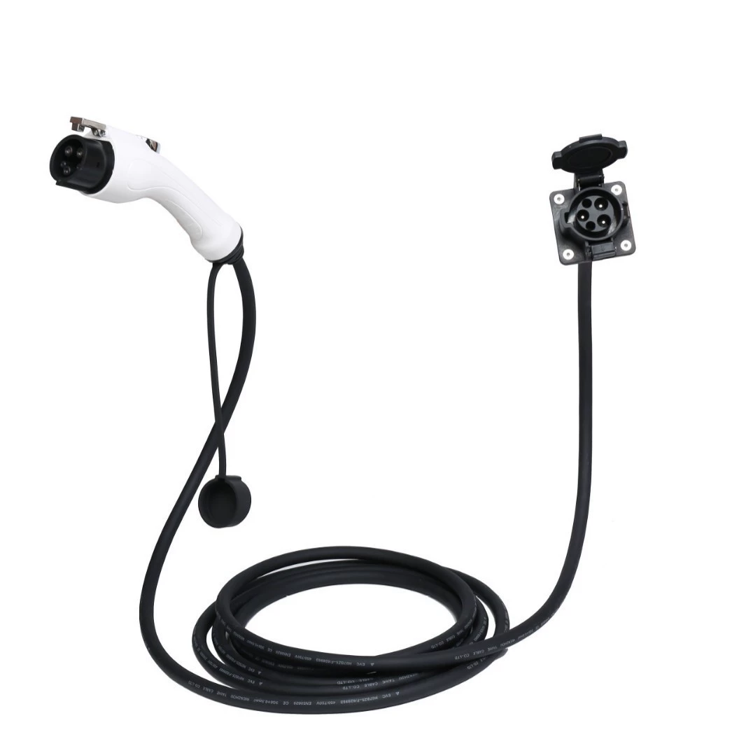 Manufacturer image of the J1772 AC extension cable family